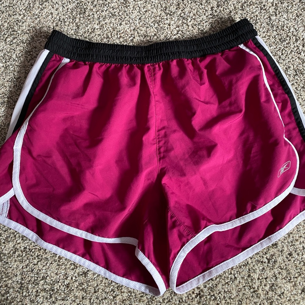 Maroon Reebok running shorts Medium M.